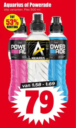 Dirk Aquarius of Powerade aanbieding