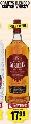 Dirk Grant's blended scotch whisky aanbieding