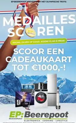 EP Beerepoot MEDAILLES SCOREN aanbieding
