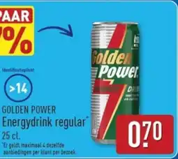 ALDI Golden Power Energydrink regular aanbieding