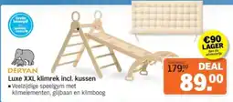 Albert Heijn Deryan Luxe XXL klimrek incl. kussen aanbieding