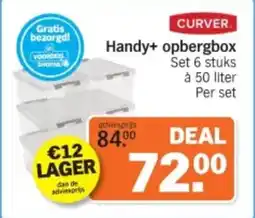 Albert Heijn Curver Handy+ opbergbox aanbieding