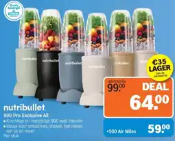 Albert Heijn Nutribullet 900 Pro Exclusive All aanbieding