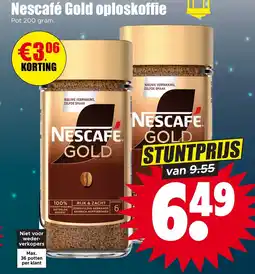 Dirk Nescafé Gold oploskoffie aanbieding