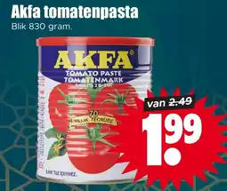 Dirk Akfa tomatenpasta aanbieding