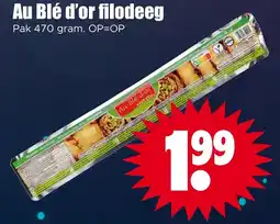 Dirk Au Blé d'or filodeeg aanbieding