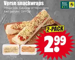 Dirk Verse snackwraps aanbieding