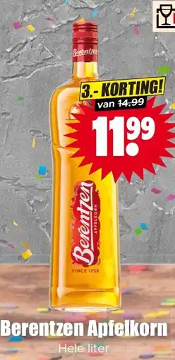 Dirk Berentzen Apfelkorn aanbieding