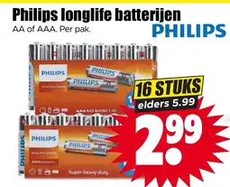 Dirk Philips longlife batterijen aanbieding