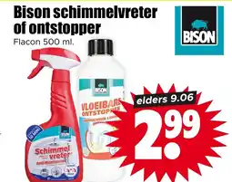 Dirk Bison schimmelvreter of ontstopper aanbieding