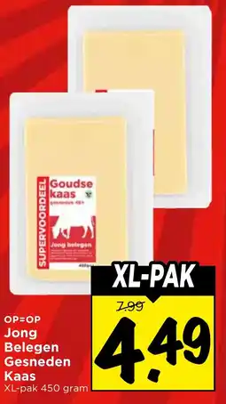 Vomar Voordeelmarkt Jong Belegen Gesneden Kaas aanbieding
