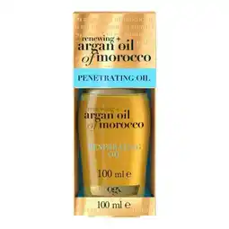 Trekpleister OGX Argan Oil of Morocco Extra Penetrating Oil aanbieding