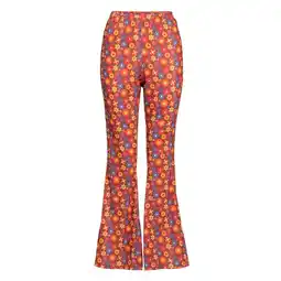Kruidvat Flared Damesbroek met Bloemenprint aanbieding