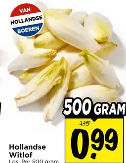 Vomar Voordeelmarkt Hollandse Witlof aanbieding