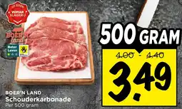 Vomar Voordeelmarkt Schouderkarbonade aanbieding