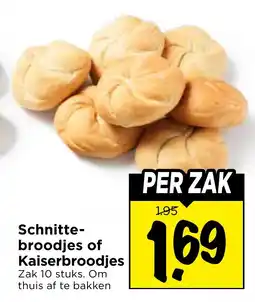 Vomar Voordeelmarkt Schnitte- broodjes of Kaiserbroodjes aanbieding