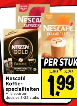 Vomar Voordeelmarkt Nescafé Koffie- specialiteiten aanbieding