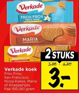 Vomar Voordeelmarkt Verkade koek aanbieding