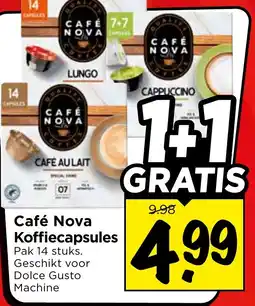 Vomar Voordeelmarkt Café Nova Koffiecapsules aanbieding