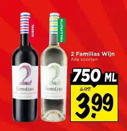Vomar Voordeelmarkt 2 Familias Wijn aanbieding
