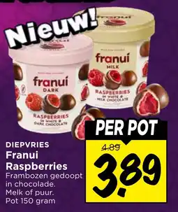 Vomar Voordeelmarkt Franui Raspberries aanbieding