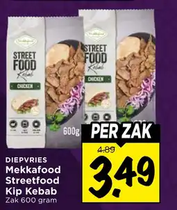 Vomar Voordeelmarkt Mekkafood Streetfood Kip Kebab aanbieding