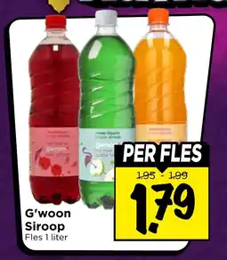 Vomar Voordeelmarkt G'woon Siroop aanbieding