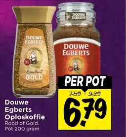 Vomar Voordeelmarkt Douwe Egberts Oploskoffie aanbieding