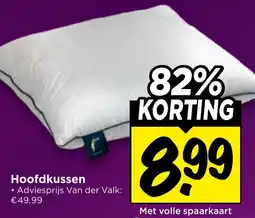 Vomar Voordeelmarkt Hoofdkussen aanbieding