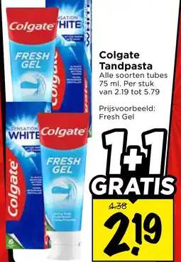 Vomar Voordeelmarkt Colgate Tandpasta aanbieding