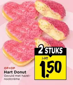 Vomar Voordeelmarkt Hart Donut aanbieding
