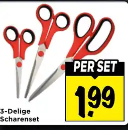 Vomar Voordeelmarkt 3-Delige Scharenset aanbieding