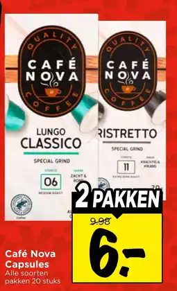 Vomar Voordeelmarkt Café Nova Capsules aanbieding