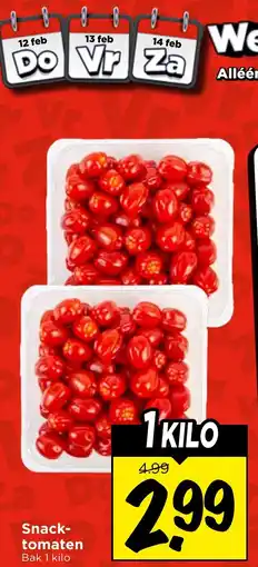 Vomar Voordeelmarkt Snack- tomaten aanbieding