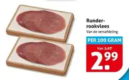 Hoogvliet Runder rookvlees aanbieding