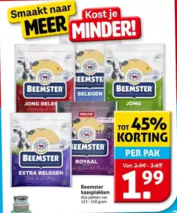 Hoogvliet Beemster kaasplakken aanbieding