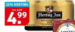 Hoogvliet Hertog jan natuurzuiv bier aanbieding