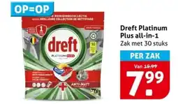 Hoogvliet Dreft platinum plus all-in-1 aanbieding