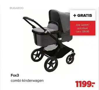 Baby-Dump Bugabo Fox3 Combi-Kinderwagen aanbieding