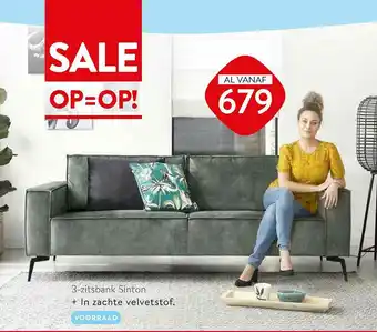 Profijt Meubel 3-Zitsbank Sinton aanbieding