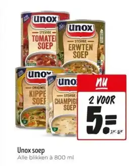 Jumbo Unox soep aanbieding