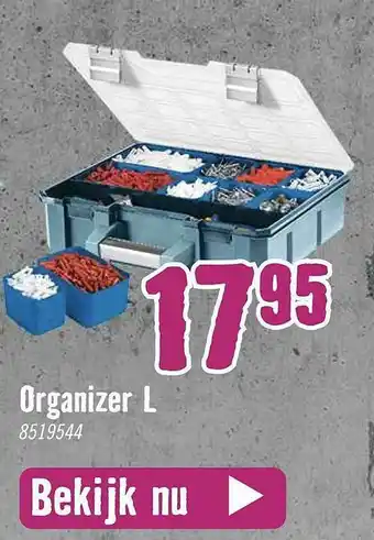 Hornbach Organizer L aanbieding