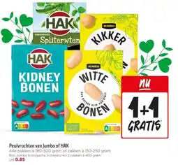 Jumbo Peulvruchten van Jumbo of HAK aanbieding