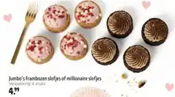 Jumbo Jumbo's frambozen slofjes of millionaire slofjes aanbieding