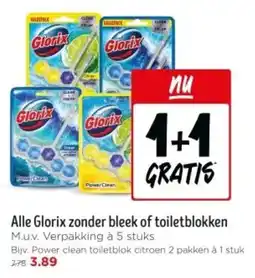Jumbo Alle Glorix zonder bleek of toiletblokken aanbieding