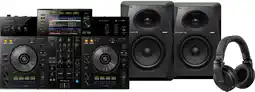 Coolblue Pioneer DJ XDJ-RR + Pioneer DJ HDJ-X5 Zwart + Pioneer VM70 (per paar) aanbieding
