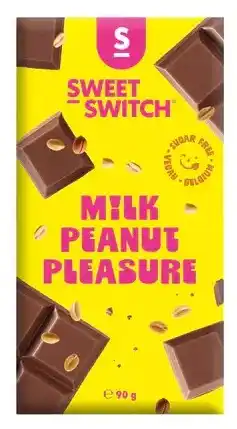 De Online Drogist Sweet-Switch Milk Peanut Pleasure Suikervrij aanbieding