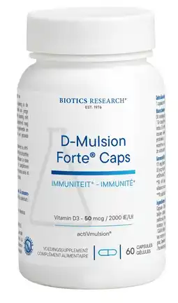 De Online Drogist Biotics D-Mulsion Forte Capsules 60CP aanbieding