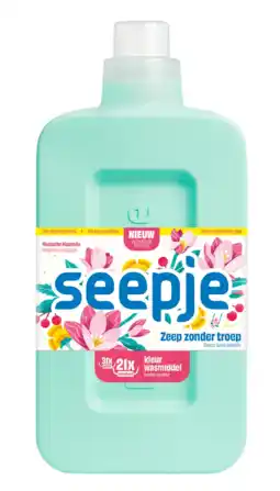 De Online Drogist Seepje Kleur Wasmiddel Magische Magnolia 945ML aanbieding