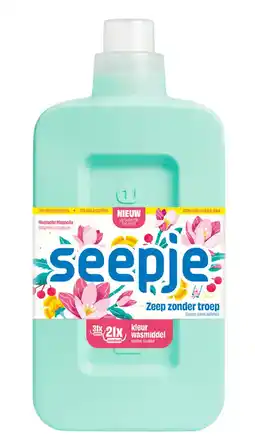 De Online Drogist Seepje Kleur Wasmiddel Magische Magnolia 945ML aanbieding